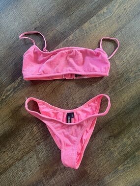 triangl swimwear Shimmery Pink Bikini set
